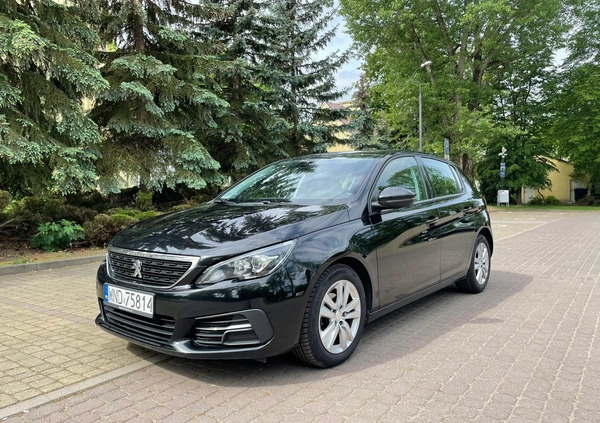 Peugeot 308 cena 42000 przebieg: 153613, rok produkcji 2018 z Stargard małe 67